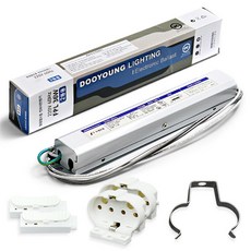 DOOYOUNG FPL螢光燈電子2燈雙鎮流器36W+PL插座套裝, 1組