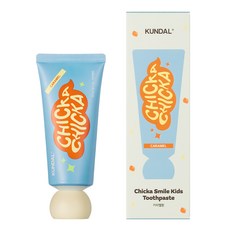 쿤달 유아용 치카 스마일 키즈치약 카라멜향, 60g, 1개
