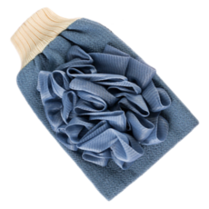 다정다감 잘밀리는 양면 2in1 때타올, 블루, 1개입, 1개