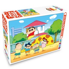 Haksanpub 鶴山文化社 蠟筆小新 遊樂場 拼圖, 混合色, 500件