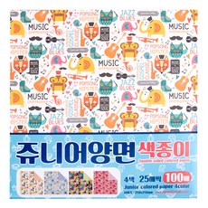 Good given 兒童雙面色紙25張套組, 1套, 4色