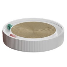 PETCA 貓用大型補充軌道球貓抓板平板型玩具, 1個, 白色