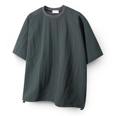 해리슨 남성용 오버핏 라운드 아노락 반팔티 MDL1492