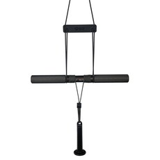 韓國 GD 固定懸掛式配重收線器 高級款健身器材 + 懸掛配件組, 1套, 黑色(繩)