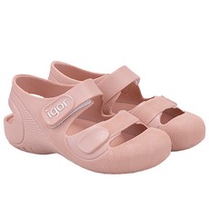 igor 女童款Bundy純色果凍涼鞋