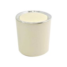 thebaram Marigold 一鍵式迷你垃圾桶 2.3L, 奶油米色