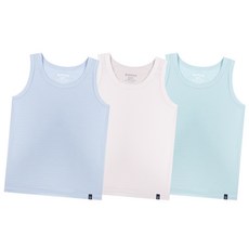 mrkids 男童優質人造絲背心3件組