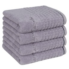 GUY LAROCHE 高級 CUBE 飯店洗臉毛巾 160g 30支棉紗, 淺紫色, 4個