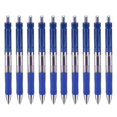 PEONIST 書寫感順暢的0.5mm原子筆, 10個, 藍色