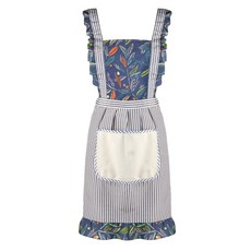 Maimin 蕾絲圍裙, 深藍色, 1個