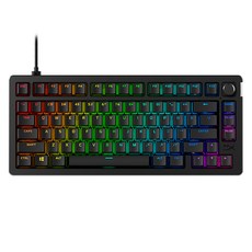 하이퍼엑스 알로이 라이즈75 기계식 커스텀 한글 자판 게이밍 텐키리스 키보드, 블랙, AR002, 적축