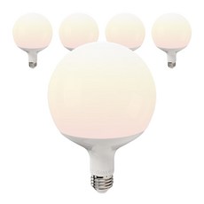 LISHIN Vitson Wonha 球形長款 G120 LED 15W 燈泡 白色, 燈泡色, 5個