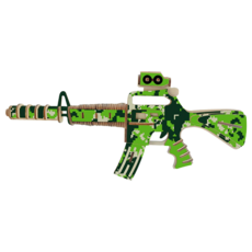 Sunnews 軍事手槍機關槍 3D 立體拼圖 5號, 103件, 1個