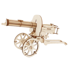 Sunnews 軍事手槍機關槍 3D 立體拼圖 11號, 85件, 1個