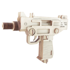 Sunnews 軍事手槍機關槍 3D 立體拼圖 8號, 39件, 1個