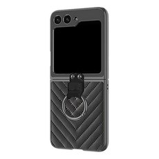 유스픽 골드링 레더 휴대폰 케이스 V형