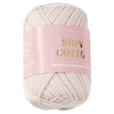 閃亮棉質針織線, 01 象牙白