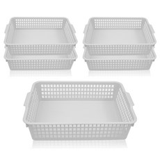 AllULiving 多用途網狀籃, 白色, 5個