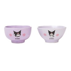 DAYNEEDS 三麗鷗卡通明星碗2件組, 飯碗 + 湯碗, 酷洛米, 1套