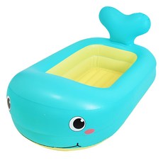 BAIGOEM 狗狗泳圈 藍色鯨魚, 藍色, 1個