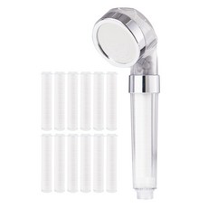 켄타 수압상승 필터샤워기 + 마이크로필터 12p 세트, 1개, 혼합색상