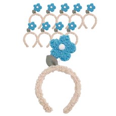 Maket Gamseong 碎花髮帶, 藍色, 10個