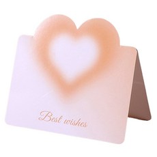 Maket Gamseong 夢想愛情留言卡, 奶油黃, 100個
