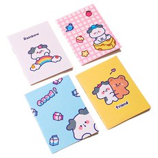 Maket Gamseong 角色迷你練習本, 隨機出貨(小乳牛), 50個