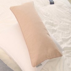 Nurihome 天然粉末純棉午睡蕎麥枕, 1個, 米色