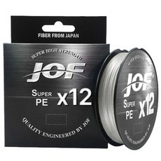 JOF 12股編織 超級PE釣魚線, 白色, 1個