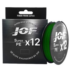 JOF 12股 超級PE釣魚線, 綠色, 1個