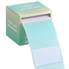 Maket Gamseong 抽取式自黏便條紙, 1入, 3個, 綠色