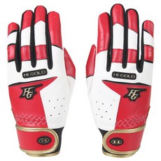 HI-GOLD 棒球職業打擊手套 雙手組 HL235MBJBG0, 紅色(HL235MBJBG012)