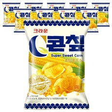 CROWN 皇冠 Corn Chips甜玉米脆片, 10包, 40g