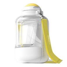 DING DONG PET 寵物 2合1 大尺寸便攜式水瓶, 白色, 1個