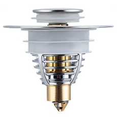 Simple By不鏽鋼防止雜質洗臉盆塞, 1個