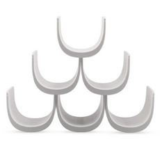 ALESSI Noè 模組化紅酒收納架, 白色, 1個