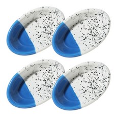 Ardin France Essential 橢圓醬料碗, 鯨魚藍, 4個