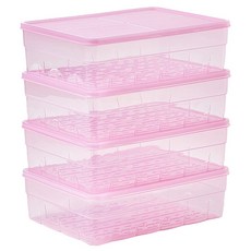 땡스소윤 냉동실 전용 밀페용기 점보 세트 핑크, 1세트, 단품