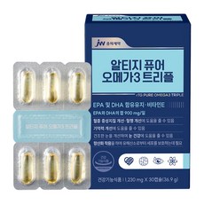 jw Pharmaceutical rYG Omega3膠囊, 1個, 30顆