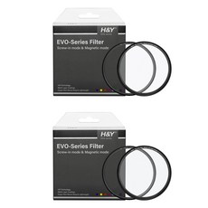에이치앤와이 HD EVO 1/2 블랙 미스트 + 화이트 미스트 마그네틱 필터 세트 67mm, HD EVO 1/2 SET (67mm)