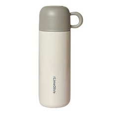 라임올리브 원터치 컵 텀블러, gray, 500ml, 1개