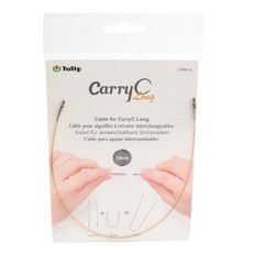 튤립 브랜드얀 캐리C 조립식 줄바늘 케이블 롱 50cm, 골드, 1개