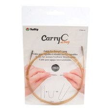 TULIP Brand YARN Carry C 組合式輪針連接線 長款 150cm, 1個, 金色