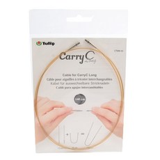 튤립 브랜드얀 캐리C 조립식 줄바늘 케이블 롱 100cm, 골드, 1개