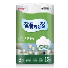 all'swell 三層4D壓紋捲筒衛生紙, 25m, 1袋, 15捲