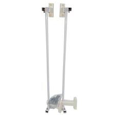 CM KOREA Kiwobori 狗狗摺疊圍欄 多用途安全門 牆壁固定套組, 1個, 白色