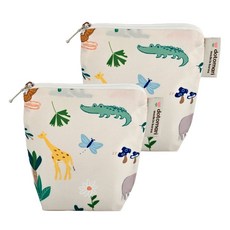 도토마리 방수 미니파우치 2p, 사파리