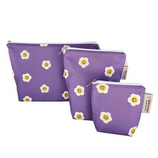 雙面防水收納包, Smile Purple