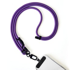 쏭스디자인 로프 이지 숄더 폰스트랩, 08 딥퍼플, 1개